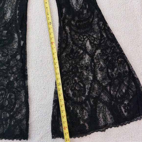 Punk Rave Flare Lace Pants NWT - Picture 3 of 8